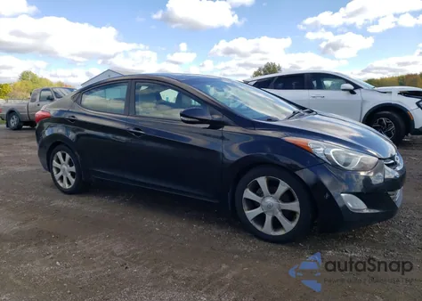 2012 Hyundai Elantra Gls from USA, damaged, VIN KMHDH4AEXCU258580